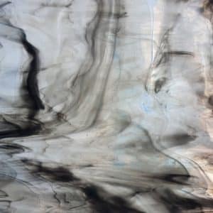 Black and White Opal and Clear Streaky