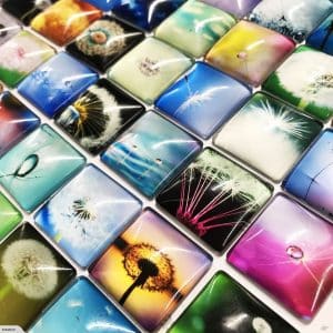 Dandelion Lucky Dip Glass Tiles