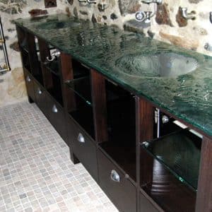 OZONE SLUMPED BENCH/BASIN