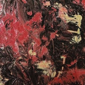 Red Copper Monet Glass