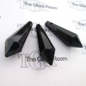 3 x Crystal Pendulums - Black