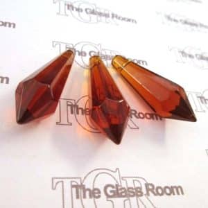 3 x Crystal Pendulums - Bronze