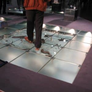 Glass floor