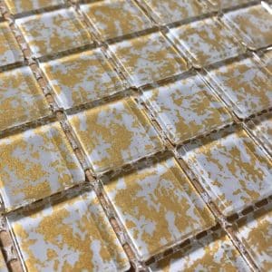 Harvest Gold Glass Tiles