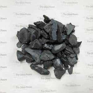 Black Coated Glass Stone (Cullet), bag approx 300g.