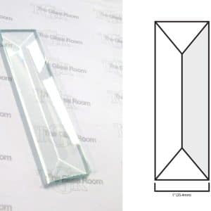 Rectangular Bevel - 1"x4" (25.4x101.6mm)